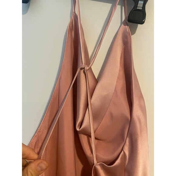 EUC ROSE color Amsale Alicia dress sz: 2 - Picture 9 of 16